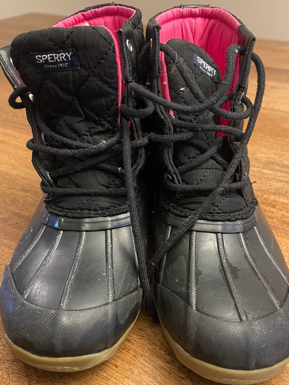 Sperry Rain Boots Girls Sz4 Muck Boots